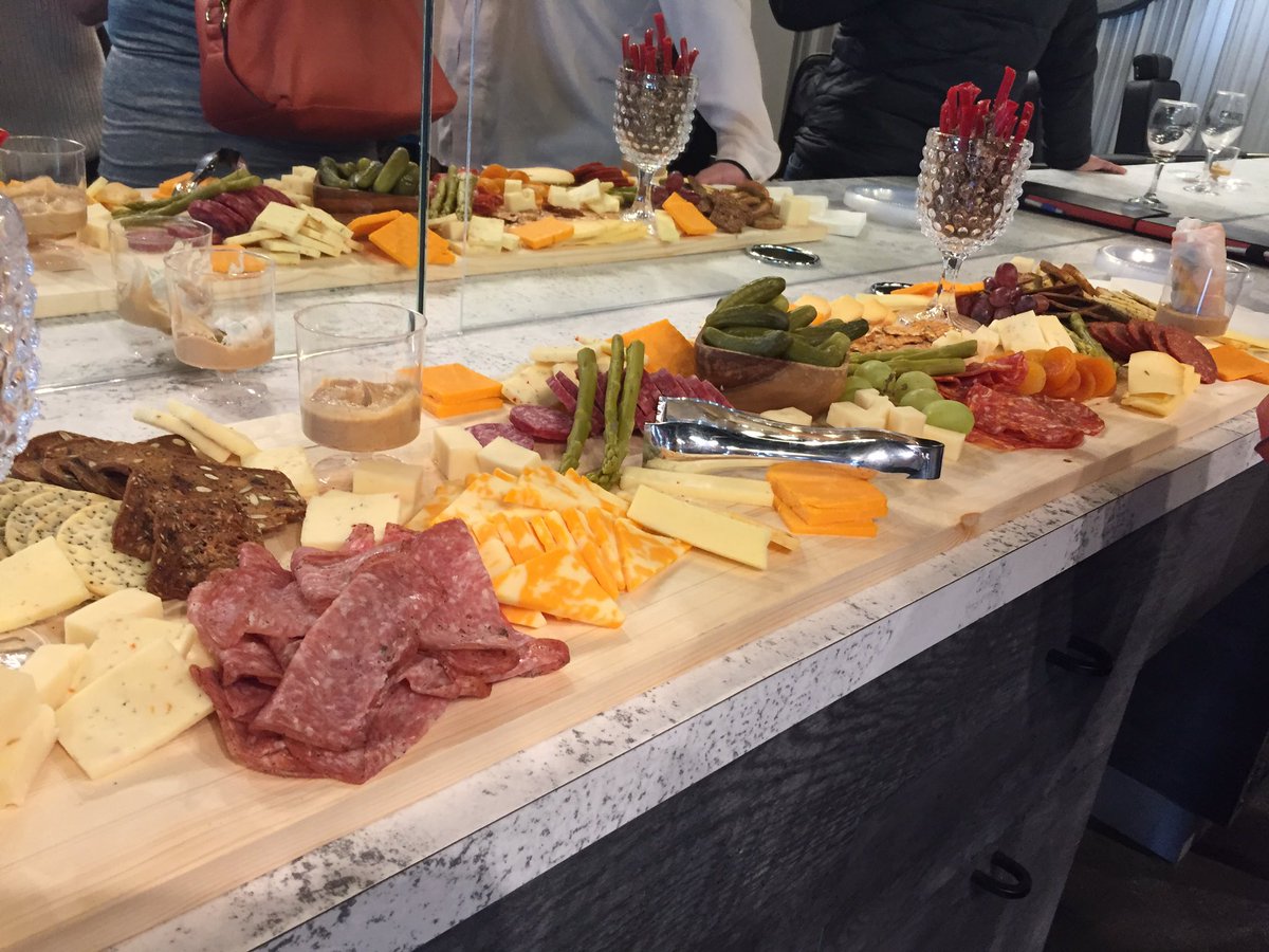 Amazing spread from Concrete Blonde at #chamber on tap #fortsask
