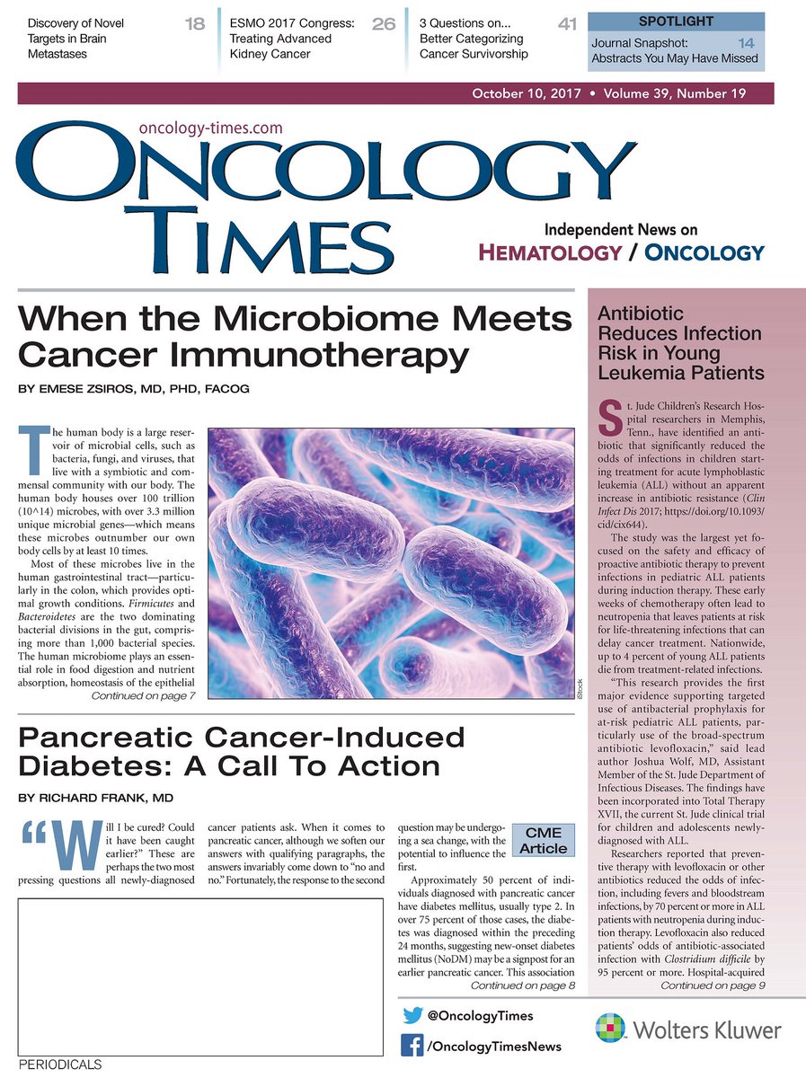 OncologyTimes's tweet photo. Get the best #FridayReads from our latest issue! Read updates on Personalized #LungCancer Treatment and more. https://t.co/jfKMEvynoI https://t.co/TiRUCcHiRV