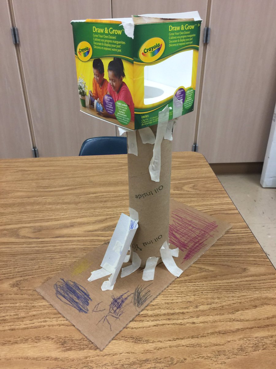 ash_douglass's tweet photo. Kinder cardboard challenge creations!Ideas from this weeks group reading "Froggy Builds A Tree House".
#WeAreStribling #STEAM #BISDInspires https://t.co/1PGUgZY00V
