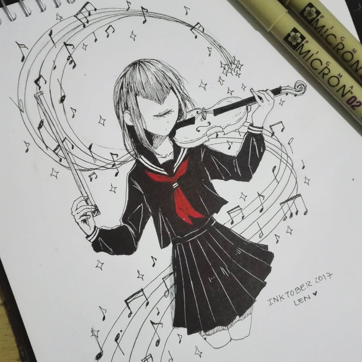 Birch__white's tweet photo. Some #Inktober drawings 
#inktober2017 https://t.co/tnLuWBshhj