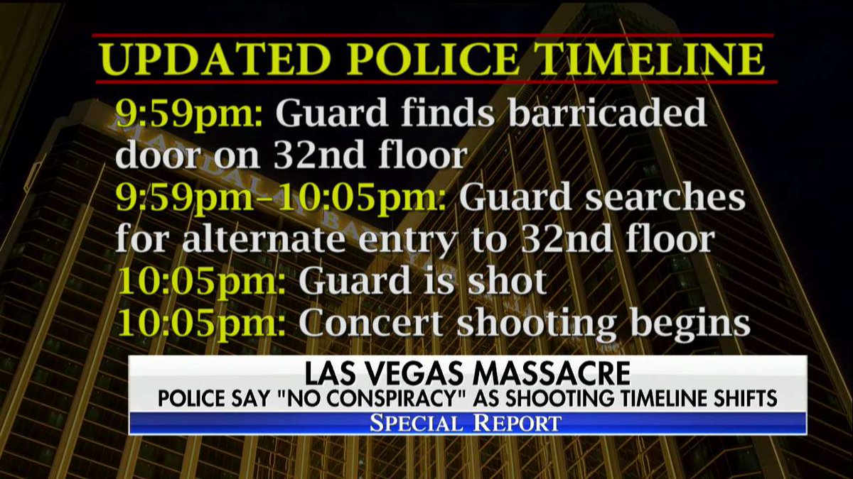 FoxNews's tweet photo. Las Vegas police change timeline of concert mass shooting #SpecialReport  https://t.co/iQAnXLZYGI https://t.co/cMHtDfIfGc