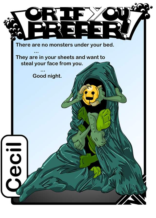 OrIfYouPrefer's tweet photo. #cecil #monsters #sheets #goodnight #oiyp #characterOfTheDay https://t.co/4HnhdW81RC