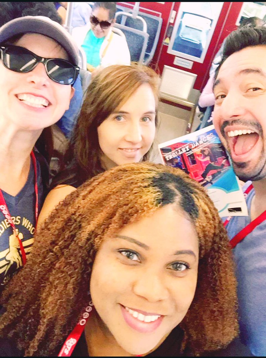 Soldiers Who Salsa experienced Chula Vista's ride to site-specific dances at the 19th annual Trolley Dances 2017. #sws #trolleydance