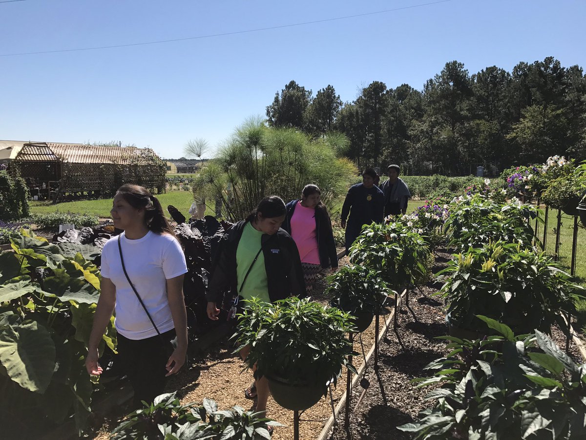 Jim_McAdory's tweet photo. Tribal FFA group learned a lot today at Crystal Springs Garden Fest. Tribe is lucky to have Anna Morrow, FFA instructor. @MSUExtService https://t.co/AmbGmzTnsK