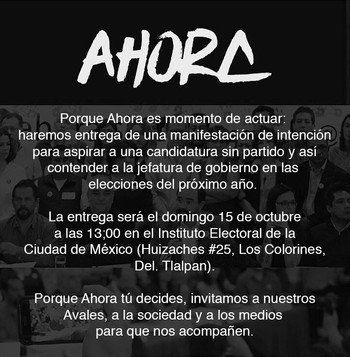ahora_mx's tweet photo. Anuncio importante: https://t.co/YfKJx6qppt