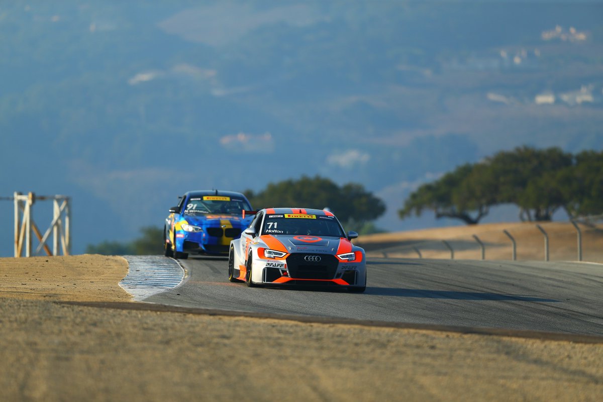 gtworldcham's tweet photo. Checkered flag on Touring Car qualifying! @paulholton65, @epowellracing & @canaanoconnell set pole-winning lap times at #PWCMRLS https://t.co/3NXdZmZa1U