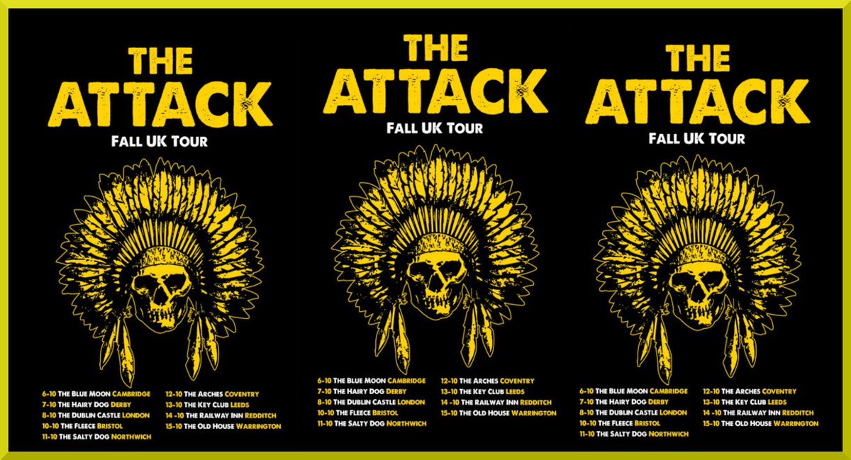 THE ATTACK (@theattackfl) on Twitter photo SATURDAY!! We're playing at The Rail Way #Redditch w/ <a href="/thebombpops/">The Bombpops 💣</a>, & more #awesome bands!!! Tickets: bit.ly/2ghCC3t #punkrock #uk SATURDAY!! We're playing at The Rail Way #Redditch w/ <a href="/thebombpops/">The Bombpops 💣</a>, & more #awesome bands!!! Tickets: bit.ly/2ghCC3t #punkrock #uk