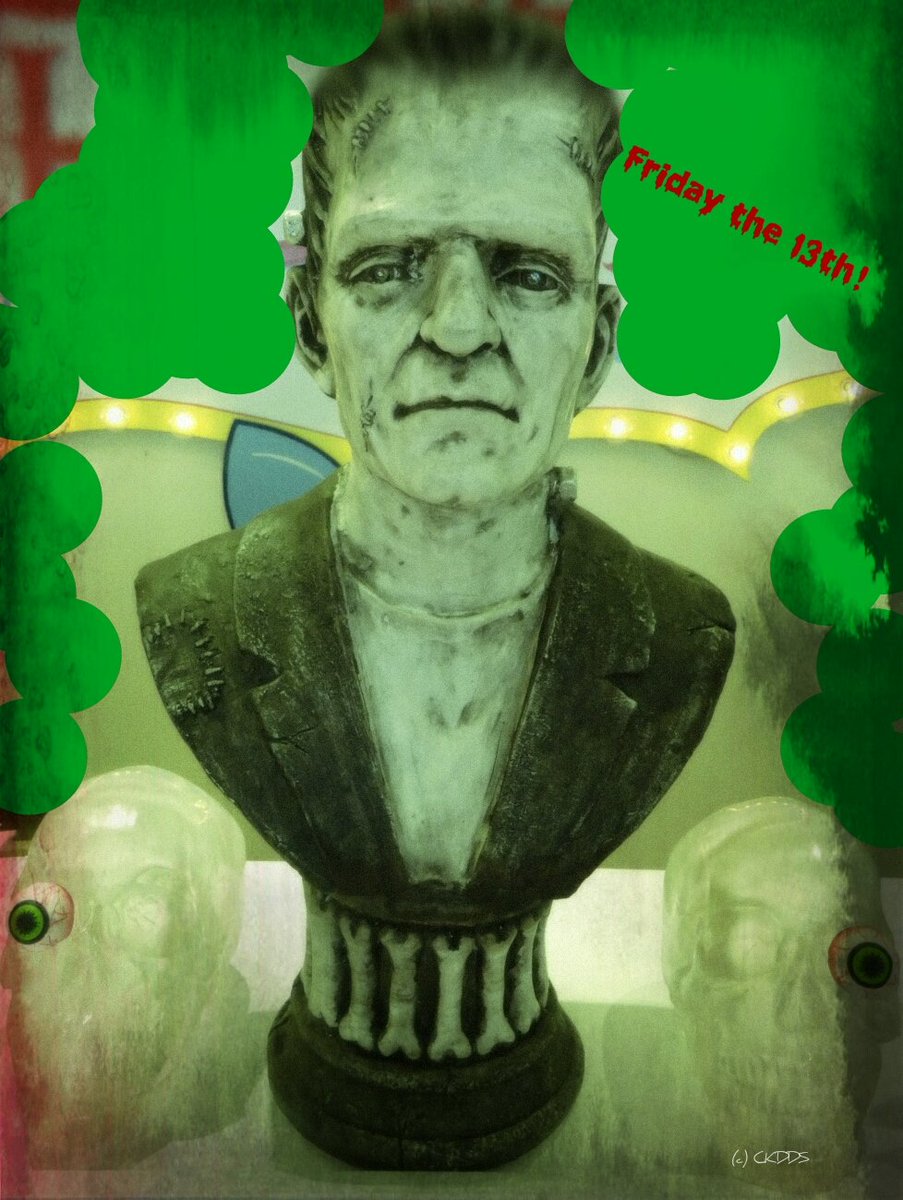 dynamicsmile's tweet photo. #weekend #FridayThe13th Countdown 2 #Halloween #funinthefall #frankenstein #creepy #skeletons #Monsters #scary #skulls #dressup #costumes https://t.co/bGokNiwoC1