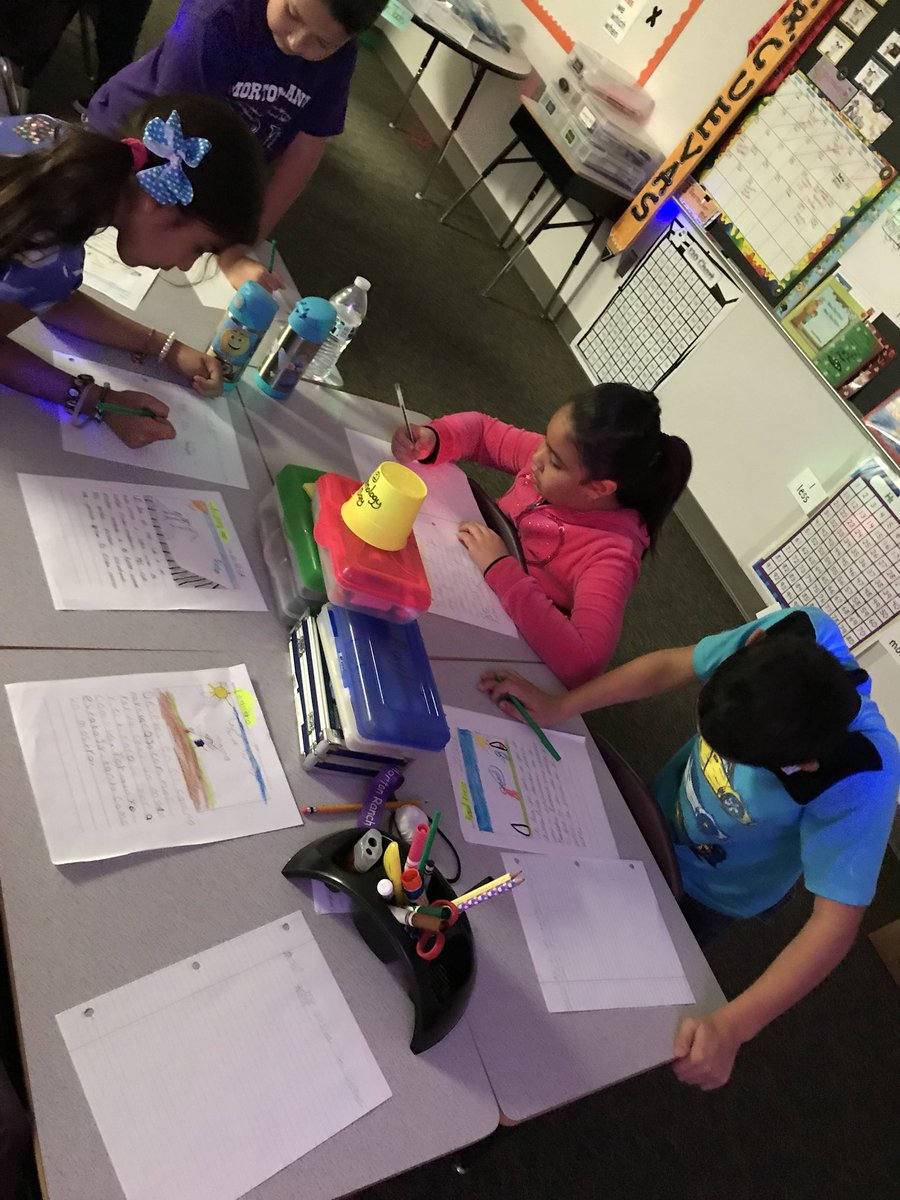 Cuevas_MRE's tweet photo. Writers are celebrating their published small moment writings with a gallery walk! Excellent job! https://t.co/bKvTTDfB4z