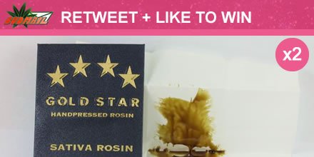 therealbudmail's tweet image. This week's #BudmailFriday giveaway - 2 x GoldStar Rosin:
bit.ly/2y4Zt8d ReTweet+Like to #WIN. Draw every #BudmailFriday