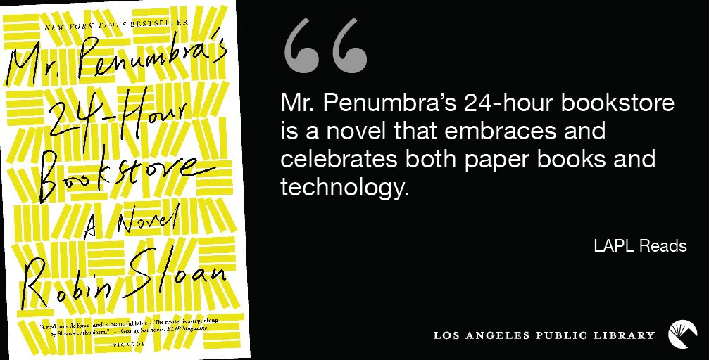 Mr. Penumbra's 24-Hour Bookstore