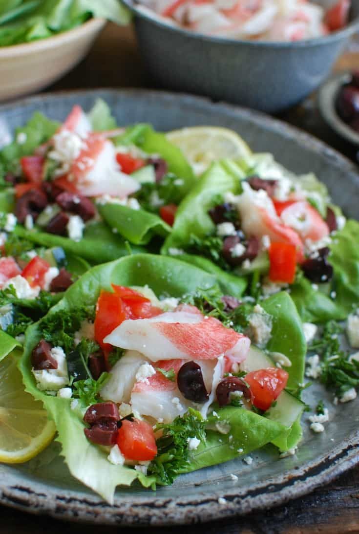 ohiogirl444's tweet photo. Add these Mediterranean Surimi Lettuce Wraps to your lunch routine! https://t.co/YOUqxLV7db #ad #simplysurimi #transoceanproducts #seafood https://t.co/wZDO0ISmih