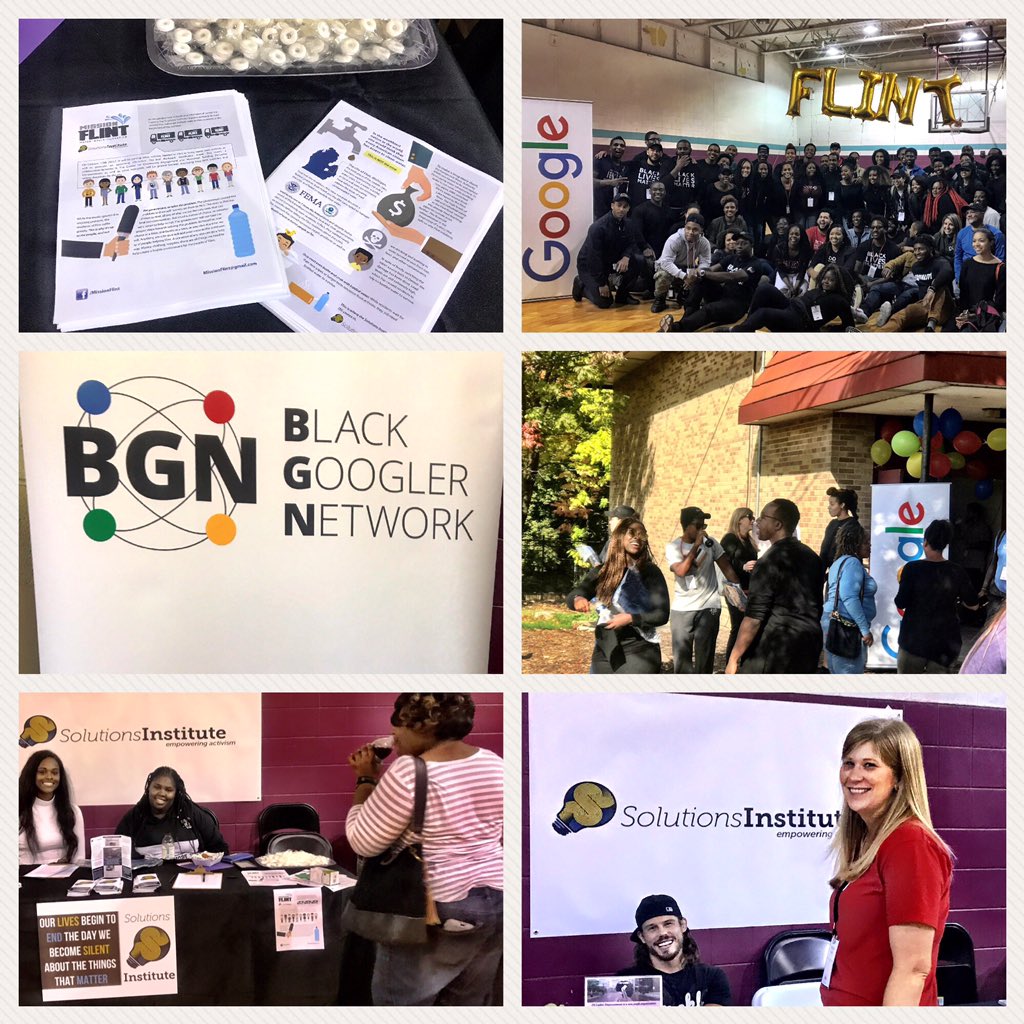 Beautiful day at the Flint Community Resource Fair hosted by The Black Googler Network.