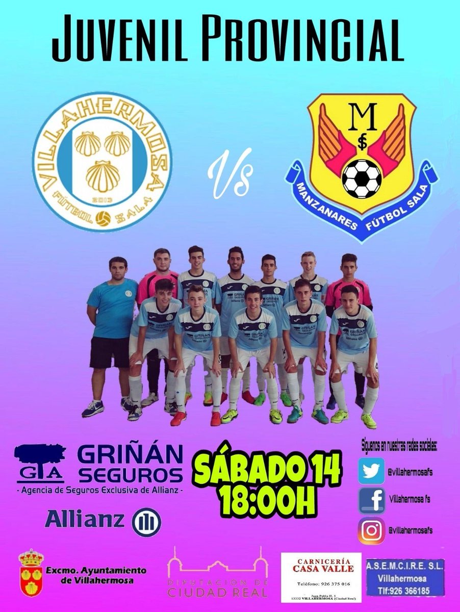 VillahermosaFS's tweet photo. CONVOCADOS:
PO: Patón, Luis y Pepe
C: Jorge y Gallego
A: Joserru, Enrique, Pablo y Alberto
P: Luisete y Alfonso
#GoVFS 💙 https://t.co/yBYO83t5wP
