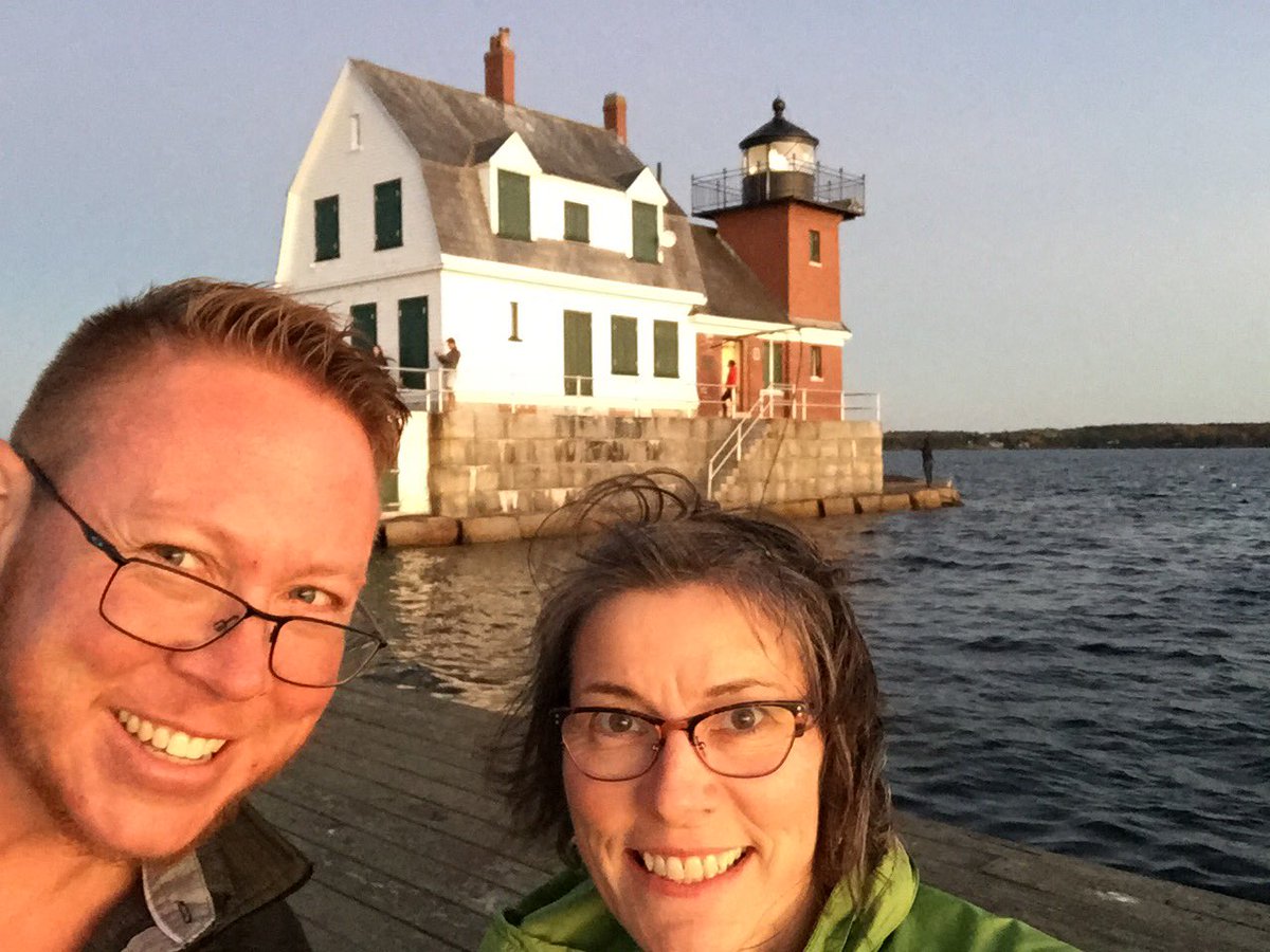 MaineLyon's tweet photo. From #ACTEM17 to #MEAFallConference 
Gorgeous walk to the lighthouse on the jetty to stretch my legs and get some fresh air! https://t.co/9AKITSuFkI