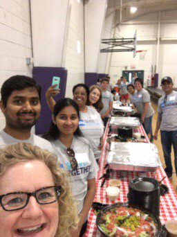 tcash480's tweet photo. Serving dinner at Special Olympics! #serve2gether #amex #thanksAmex https://t.co/lWYLc5FUCQ
