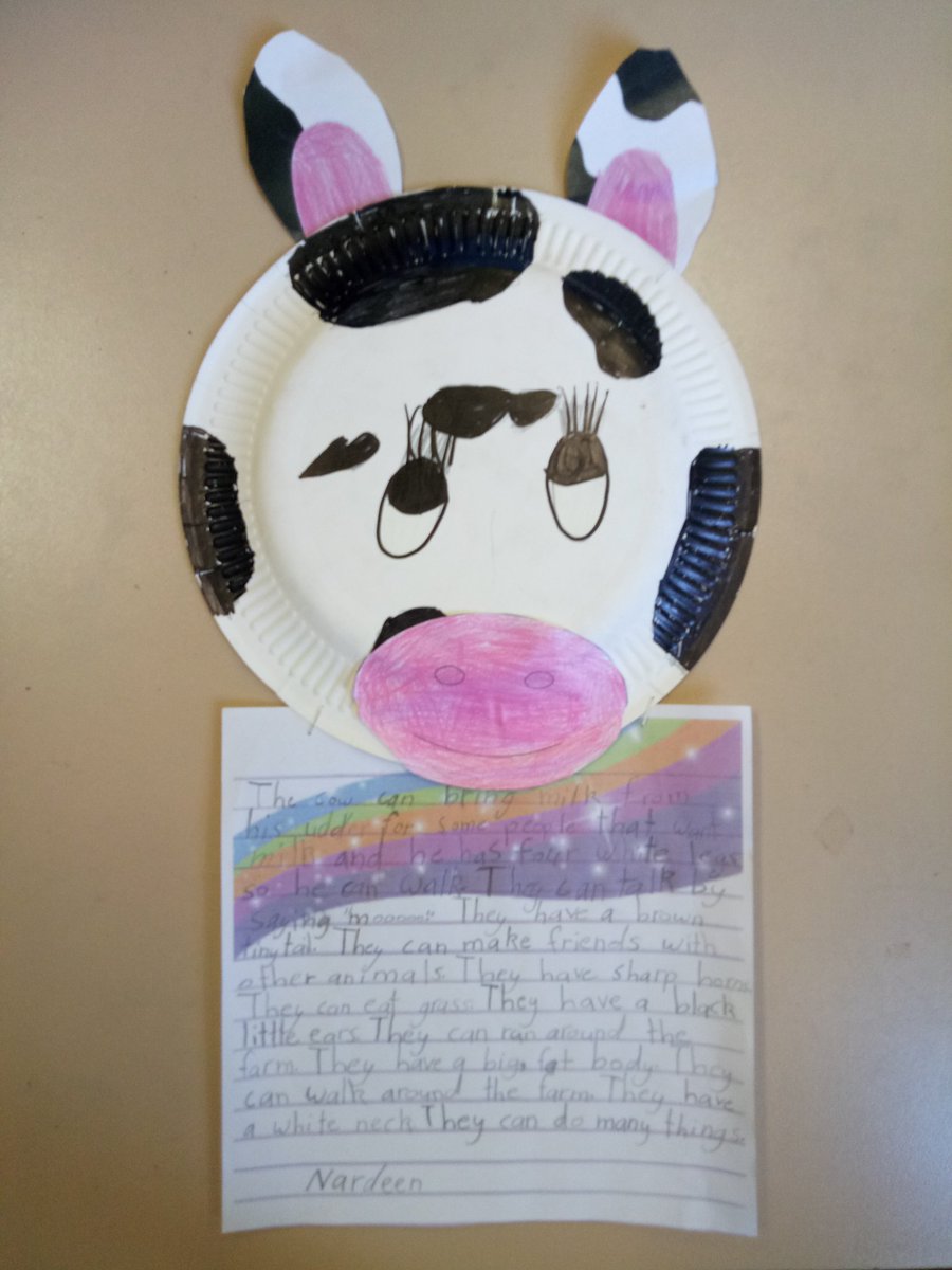 kinderFPS's tweet photo. KD's factual writing about cows 🐮  @FPS1895 https://t.co/LeLDpdHb5E