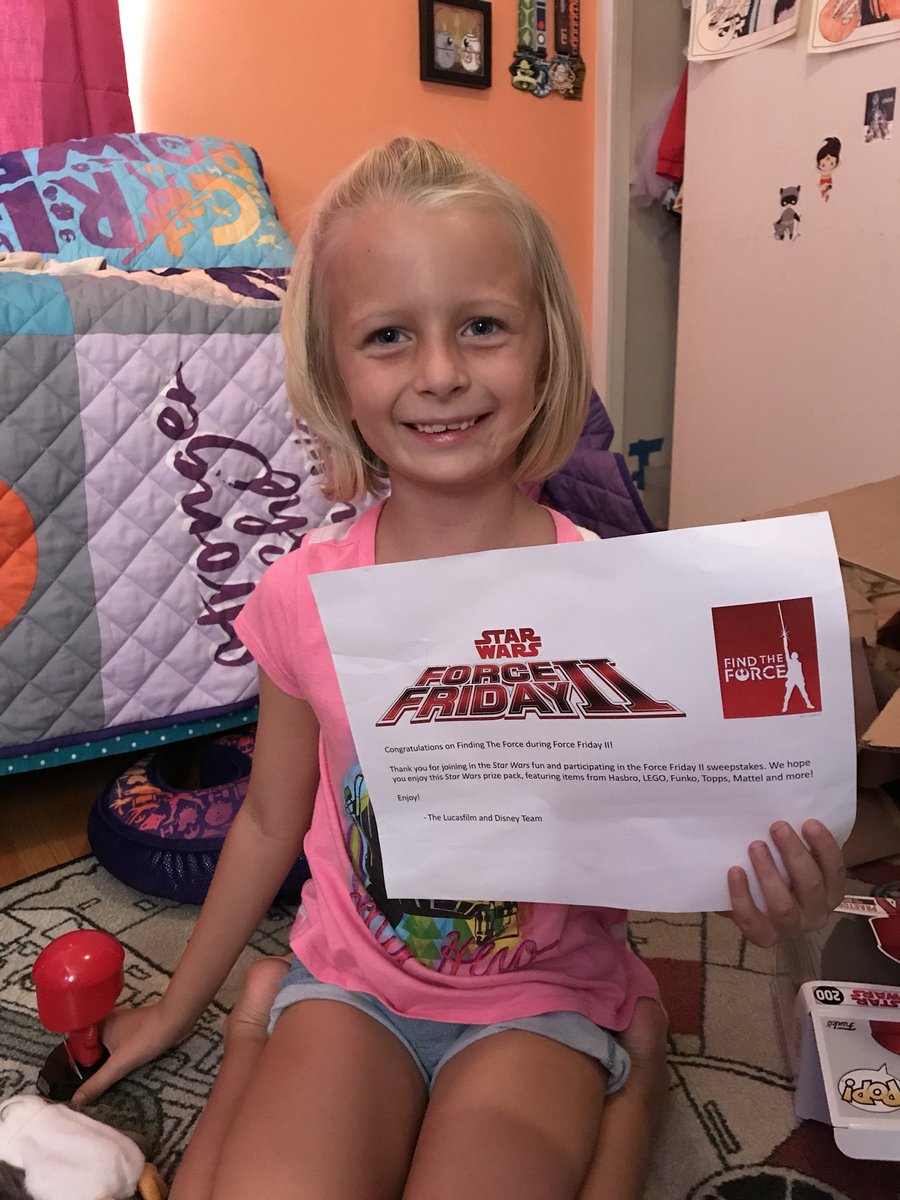 thelittleradish's tweet photo. We won second prize in the #findtheforcesweepstakes on #forcefridayII Thank you @starwars @Disney #Lucasfilm https://t.co/baXUyhC5VY https://t.co/3qcRbo2j39