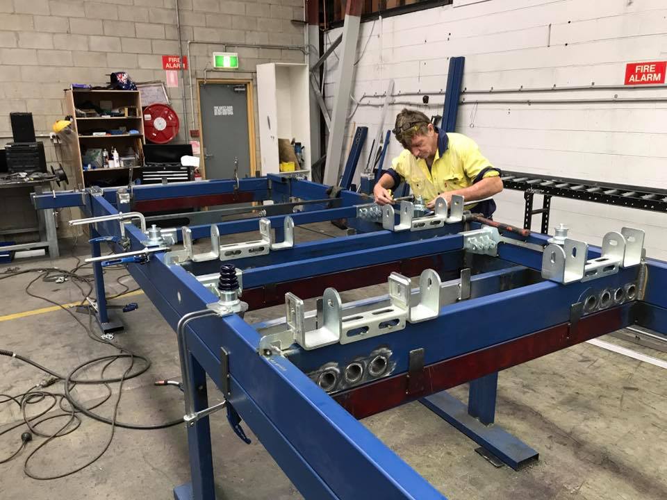 AusrvCaravans's tweet photo. Another Finke chassis in the early stages of manufacture at AUSRV Brisbane Factory. #brisbane #ausmade https://t.co/Hk6Wii4DtN