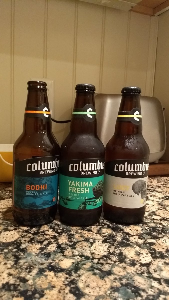 I'm a bit of a homer, but there just can't be many other breweries that could bottle 3 beers this great in the same week. <a href="/ColumbusBrewing/">Columbus Brewing Co.</a>