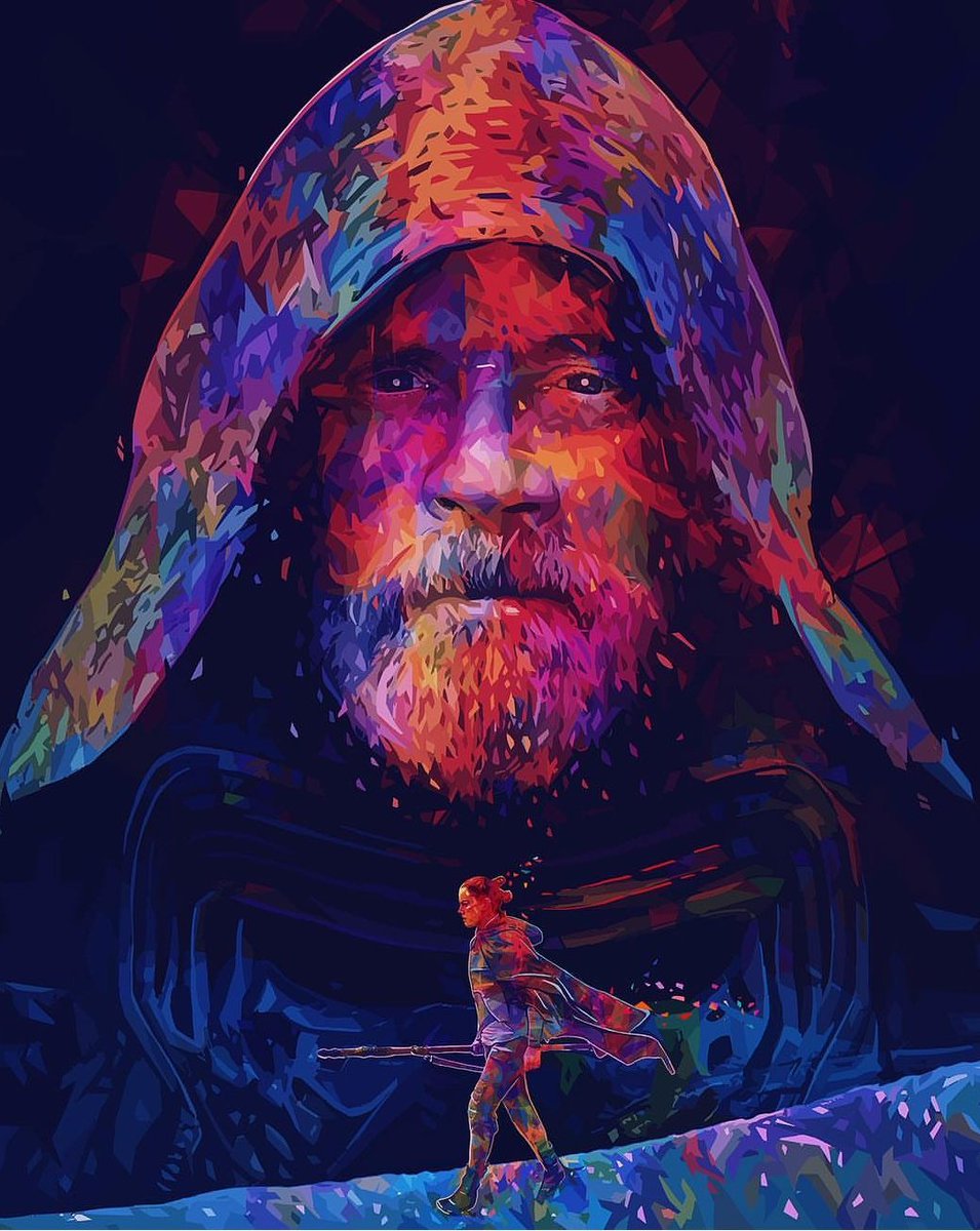 chewy177's tweet photo. @HamillHimself @ItsMarkHamill wow #JustBreathe #TheLastJedi Beautiful Art #AuraOfAJedi 🌌👽 https://t.co/7pCCT66EIw