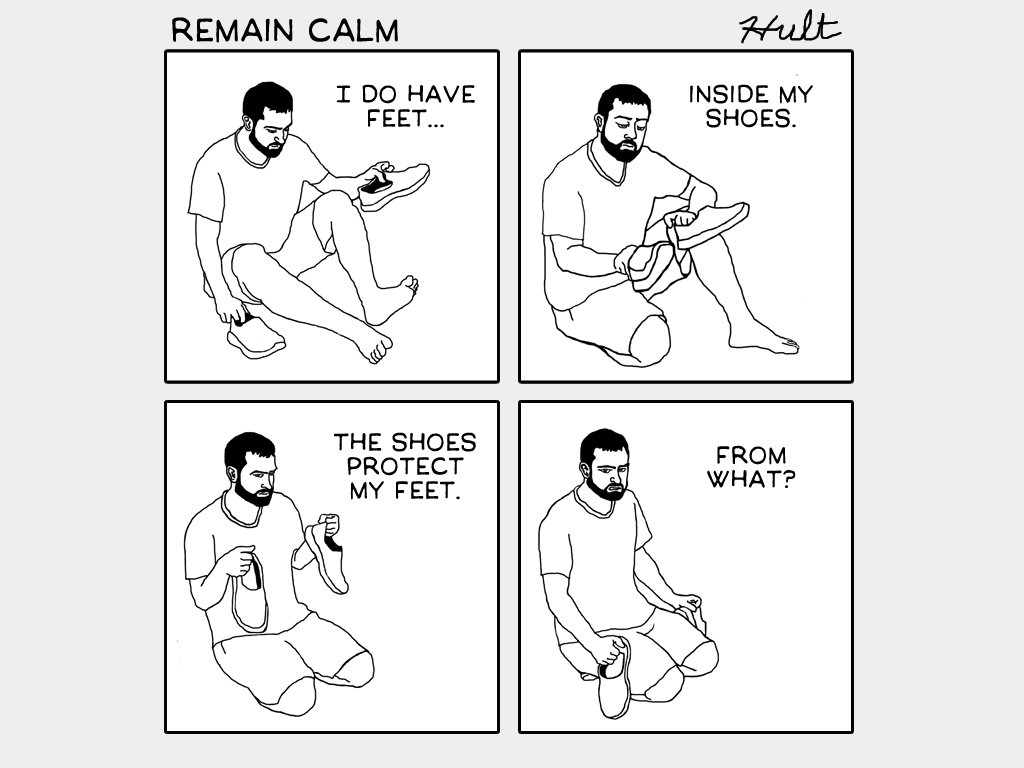 RemainCalmComic's tweet image. Remain Calm #9: Feet. #webcomics #comics #cartoons