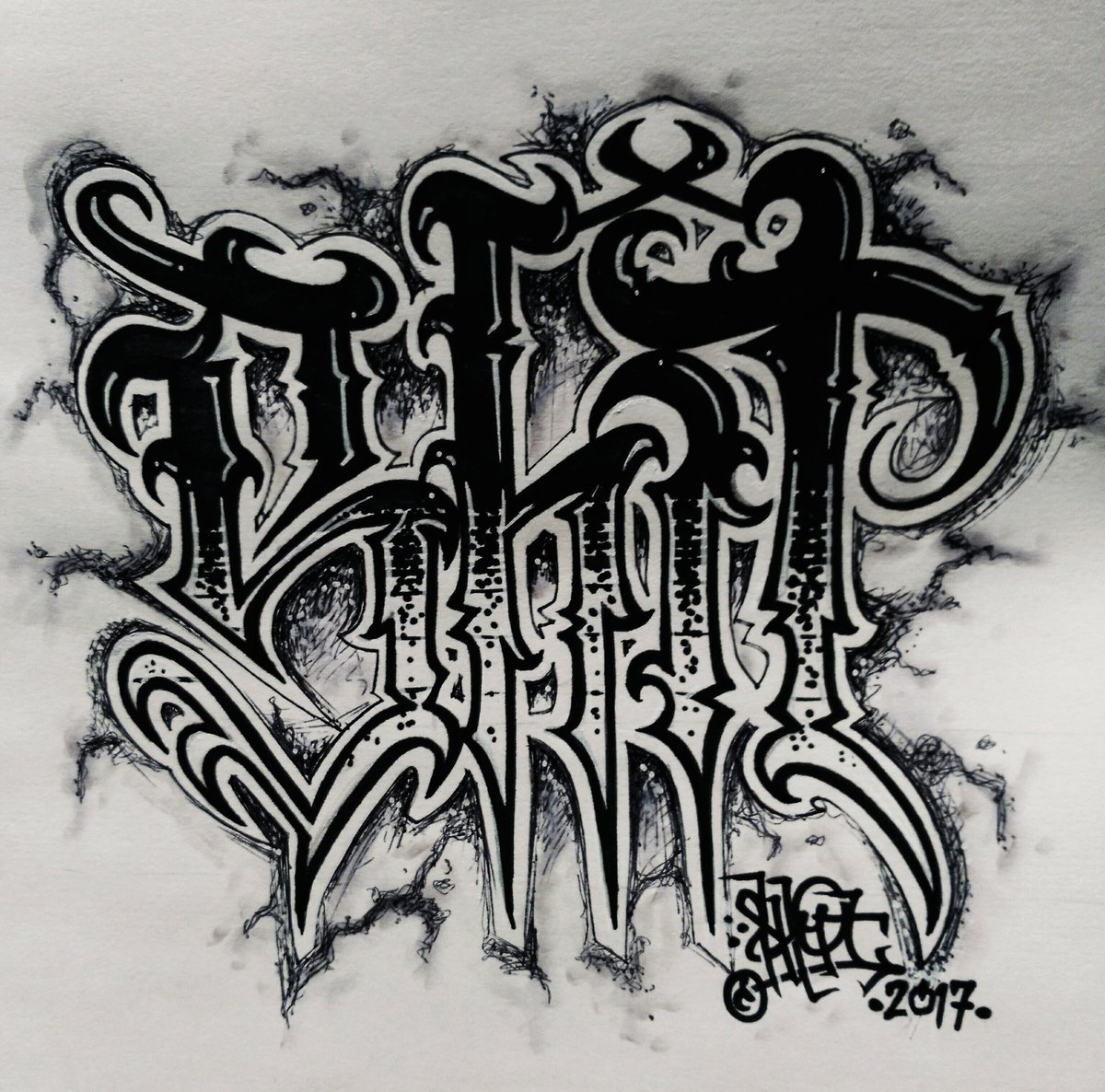 shit_designs's tweet photo. Series
Próximo #AutoTattoo #Ink #blackletters #Caligraphy #InkDraw #Shit_Designs #freehandtattoo #freehandstyle #AMano #MonoDeAgujas #Tinta https://t.co/33SMtERpxA