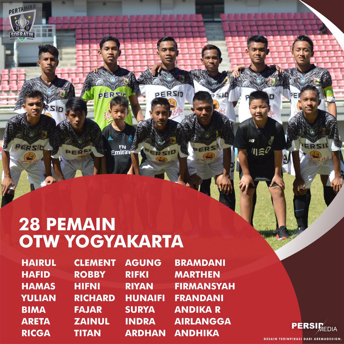 Berikut 28 pemain yang menuju Jogja pagi ini