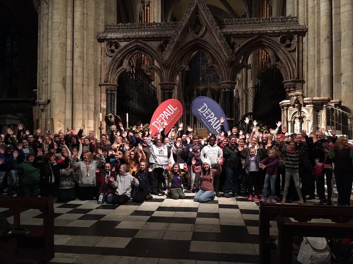 We did it! #cathedralsleepout complete and £10,000 raised so far. Help us raise even more and text DPZZ17 £5 to 70070!