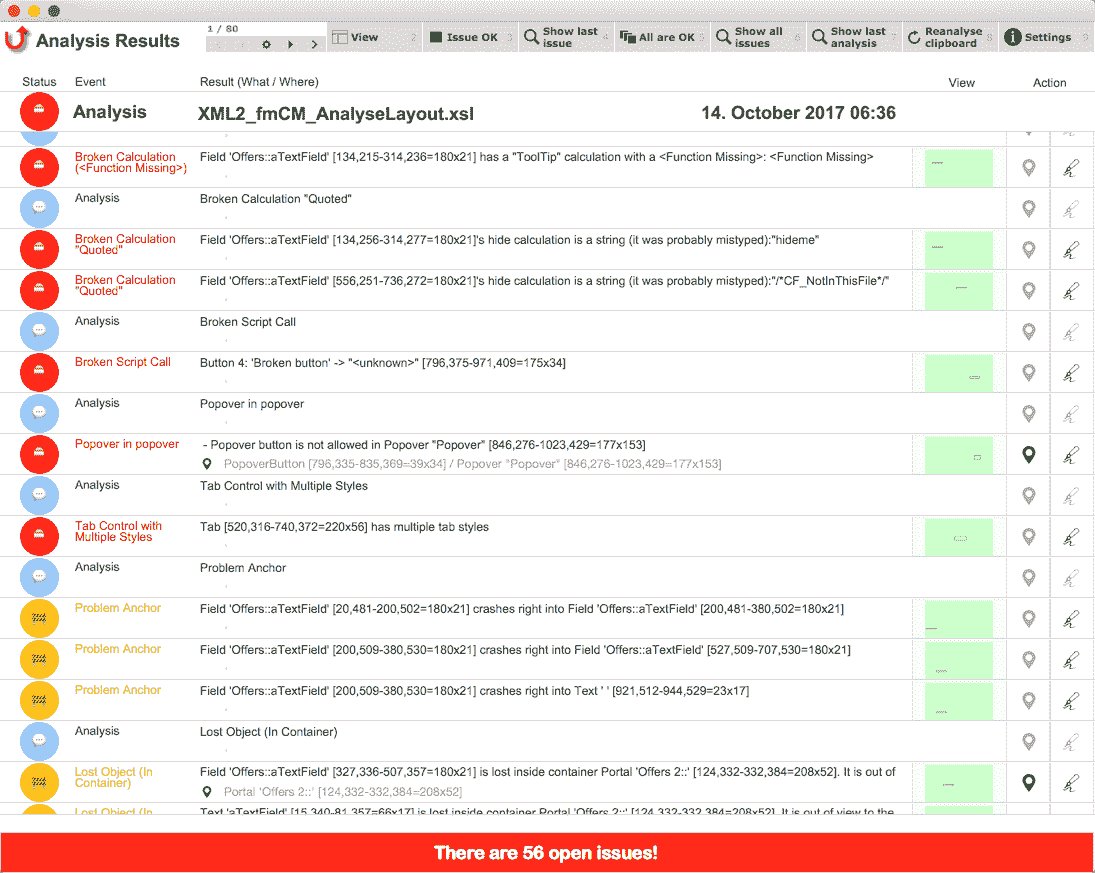 mrwatson_de's tweet photo. Find+kill #FileMaker layout bugs with world fastest + most powerful Layout Analyser #fmCheckMate / #fmWorkMate.com https://t.co/0jGZe5yXmg https://t.co/nXDyg7UsMV