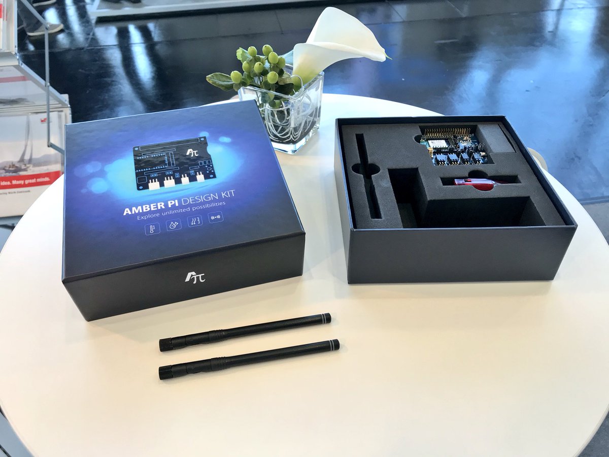 OpitzOliver's tweet photo. "Evaluation Board Deluxe". #AmberWireless presents the #AMBERpi as its design kit for #RaspberryPi: https://t.co/Q1YhFHpK4y #WE_eiSos https://t.co/wBNcC5Wml9