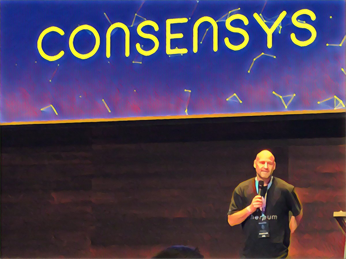 godsledger's tweet photo. #ETHWaterloo @ethereumJoseph @ConsenSys ...an eloquent spokesperson for The Ethereum Protocol. #Ethereum https://t.co/s5xHTOC2xC