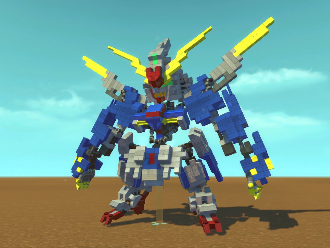 つん 複腕カッコイイ ガンダムフレーム Scrapmechanic スクラップメカニック デスティニーガンダム