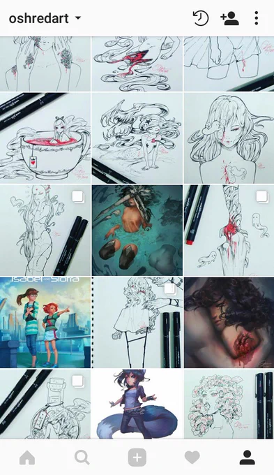Considering turning some of my #inktober pieces into digital paintings when the month is over, idk which ones yet tho 