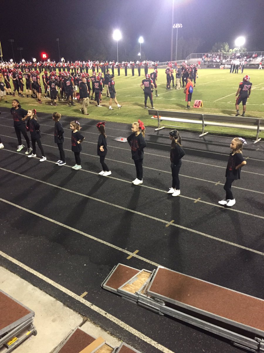 Karrington cheering for NWHS #homecoming