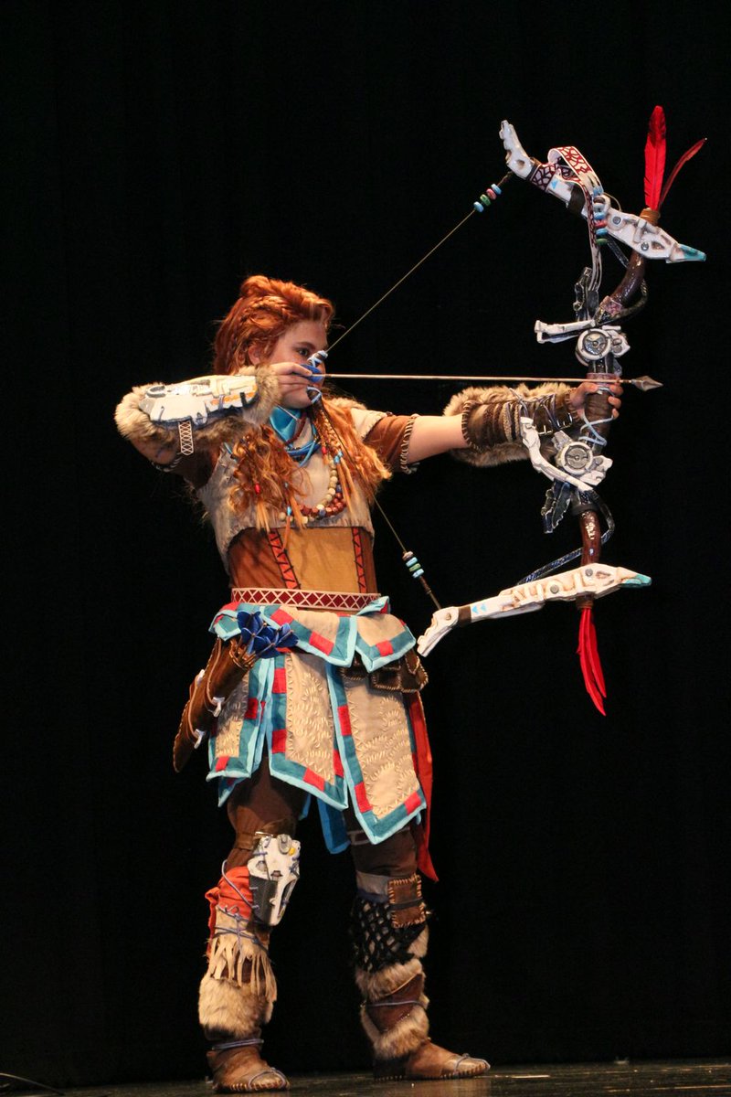 JPNFestCosplay's tweet photo. Amazing #aloy #cosplay from #horizonzerodawn ! ! This photo was taken at the #JapanFestivalChicago #cosplaycontest https://t.co/S4bBYFhs5T