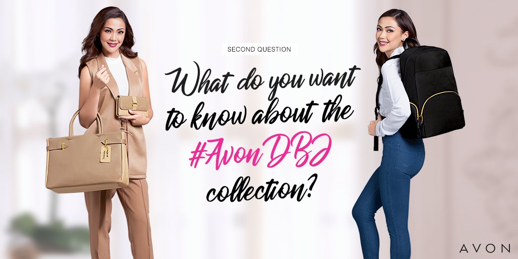 AvonPH's tweet photo. Here's the #AvonDBJ Question no. 2! Quote tweet your answers! #CarryOn https://t.co/Wv7ozxTfei