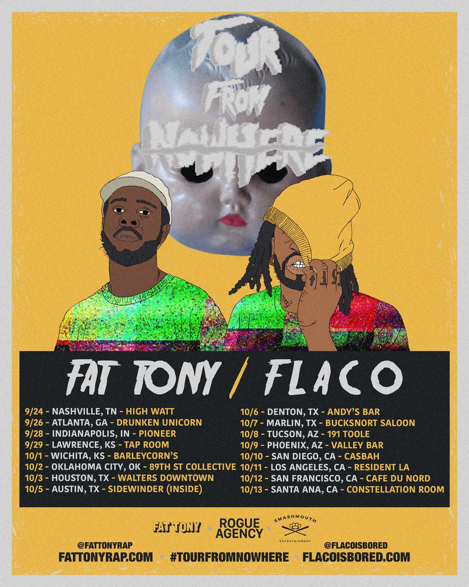 SmashMouthEnt's tweet photo. The #TourFromNowhere wraps up TONIGHT in Santa Ana @ Constellation Room - PULL UP // $15.00 // All Ages // 11:00PM Doors 🤘🚀 https://t.co/FZLdQTACGC