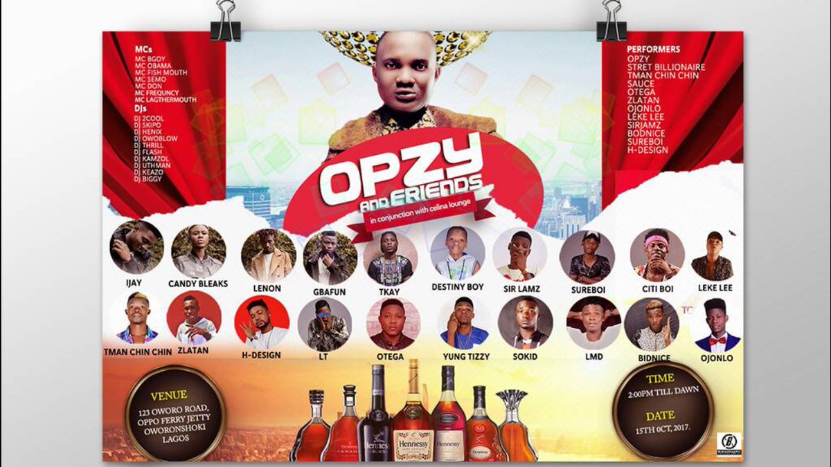 Officialopzy's tweet photo. OPZY &amp; FREINDS.... Sunday 15th October 2017... U are all invited, let's turn it up.... https://t.co/CKdOO6QjaH