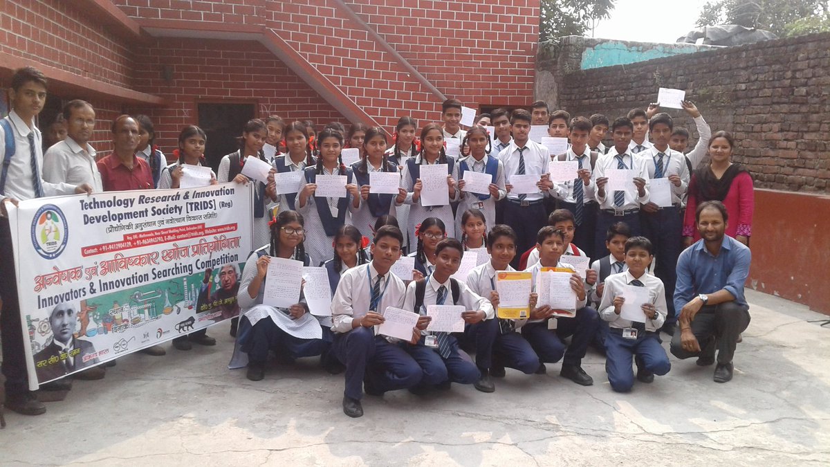 tridssociety's tweet photo. @drharshvardhan  trids society promoting innovation activities  among students of schools/ colleges in uttarakhand to achieve #makeinindia https://t.co/7OIPXVmHyr