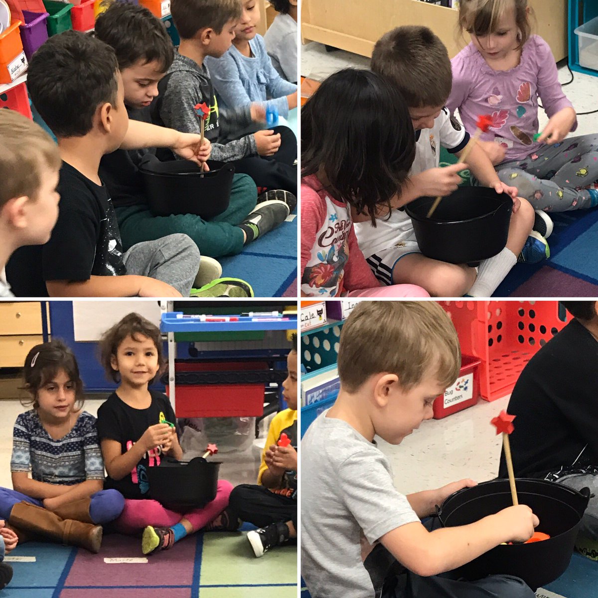 LAES_Bonilla's tweet photo. Bippity boppity brew our class made an alphabet stew. This is one of our favorite activities for morning meeting. #morningmeeting https://t.co/8rMzqIgMO4