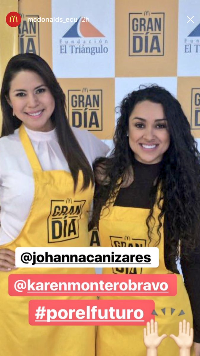 johannacanizare's tweet photo. La mejor parte de mi día el poder ayudar a los niños de la @fundacioneltriangulo 🍔@McDonalds_Ecu #PorElFuturo #ModoAyuda @teleamazonasec https://t.co/K2EDWstLoL