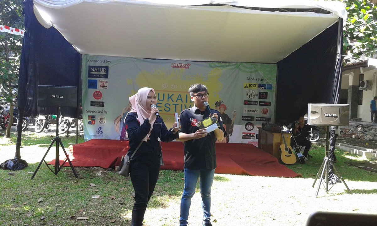 Selamat pagi minna-san.
Yukaina Festival 2017 Day 1 sudah di mulai! Untuk minna-san yang mengikuti lomba edukasi semangat yah! 😊