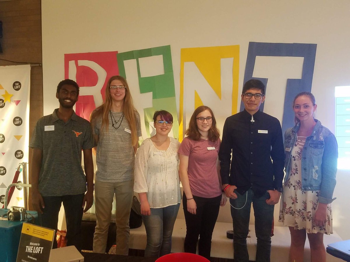 TheLoftatBass's tweet photo. We had a great turnout today for RENT! Huge thank you to @hookemarts for helping out!! https://t.co/f7iUjei4xL