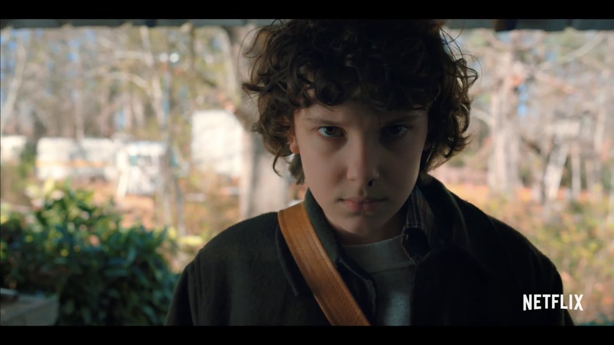henrybraff's tweet photo. When you and Eleven go to the same stylist. #StrangerThings2 https://t.co/gvl9j9Zmcr