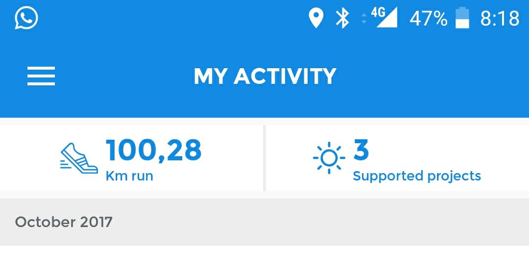 nagarjun2901's tweet photo. 100 km running completed. Can't stop. Will never stop. #KMForChange #MoveFifty #Capgemini50 @Capgemini https://t.co/OmNRQosj5s