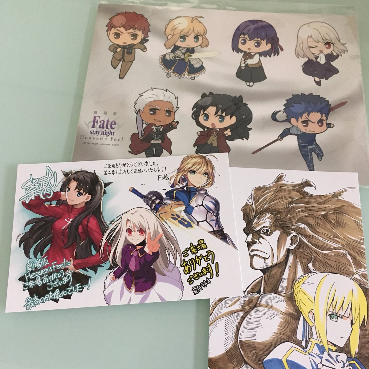 ひさぎ Auf Twitter 映画fate Stay Night Hf見てきました パンフは豪華版売り切れでグッズはほとんど売り切れだった中どうしてもこのイリヤ可愛くて好きなのでステッカー買いました 手帳に貼ろう 個人的に礼装の絵はこの桜ライダーが好きだったので嬉しかった