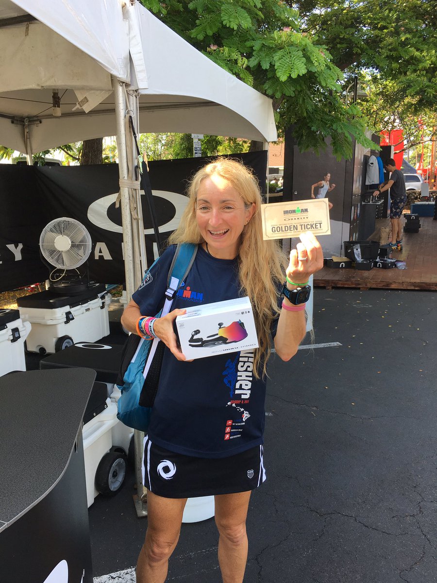 Trailqueen6's tweet photo. Thank you @oakley for the golden ticket and my new Radar Pace glasses! So excited! https://t.co/OVx15TLHqU