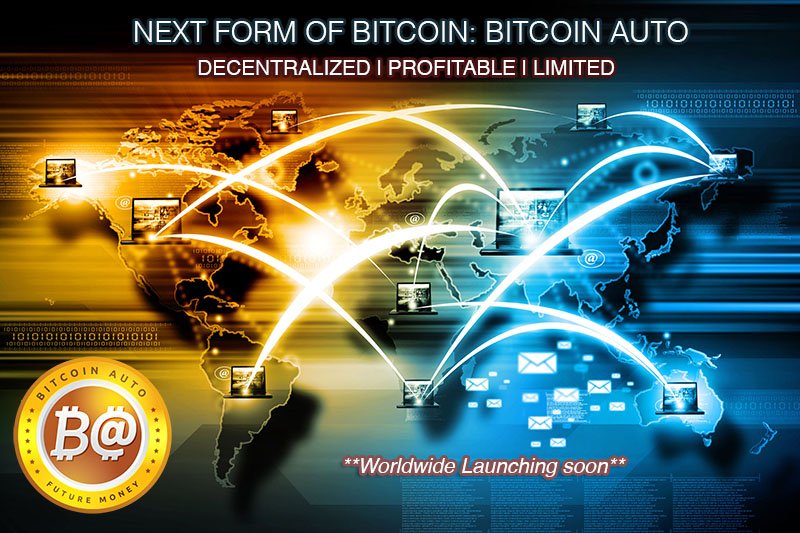bitcoin_auto's tweet photo. Next form of Bitcoin: Bitcoin auto, Launching worldwide soon. https://t.co/Wp2W7sCF9a