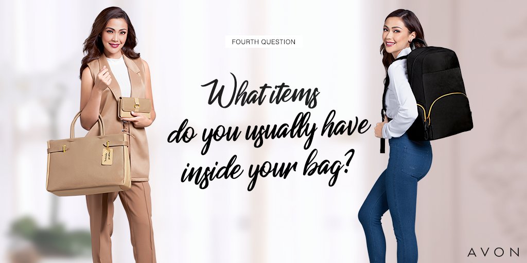 AvonPH's tweet photo. Here's the #AvonDBJ Question no. 4! Quote tweet your answers! #CarryOn https://t.co/jlb4T0BdUt